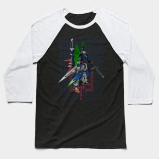 GN-001 Gundam Exia Baseball T-Shirt